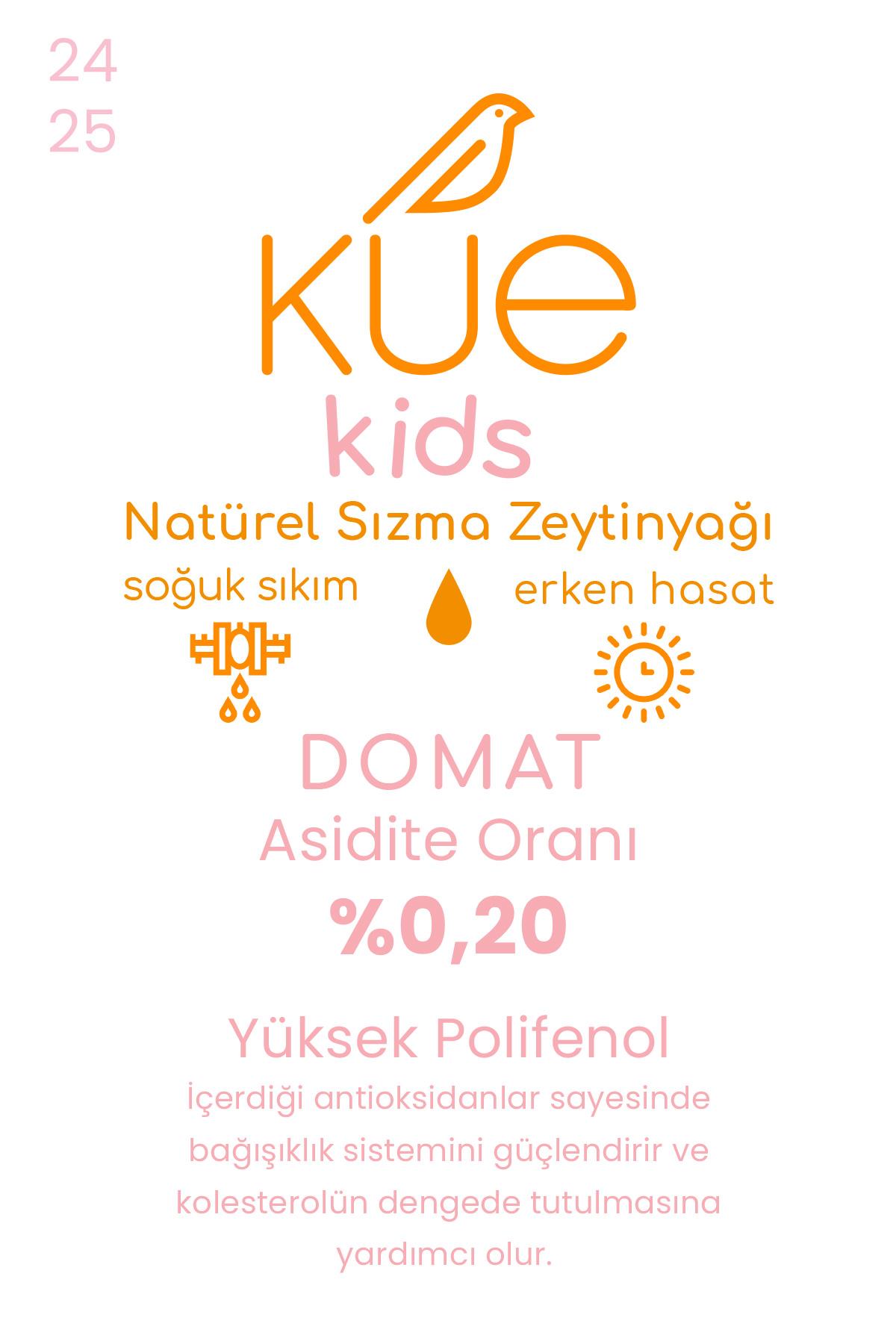 KUE Kids Erken Hasat Soğuk Sıkım Natürel Sızma Zeytinyağı 250ml