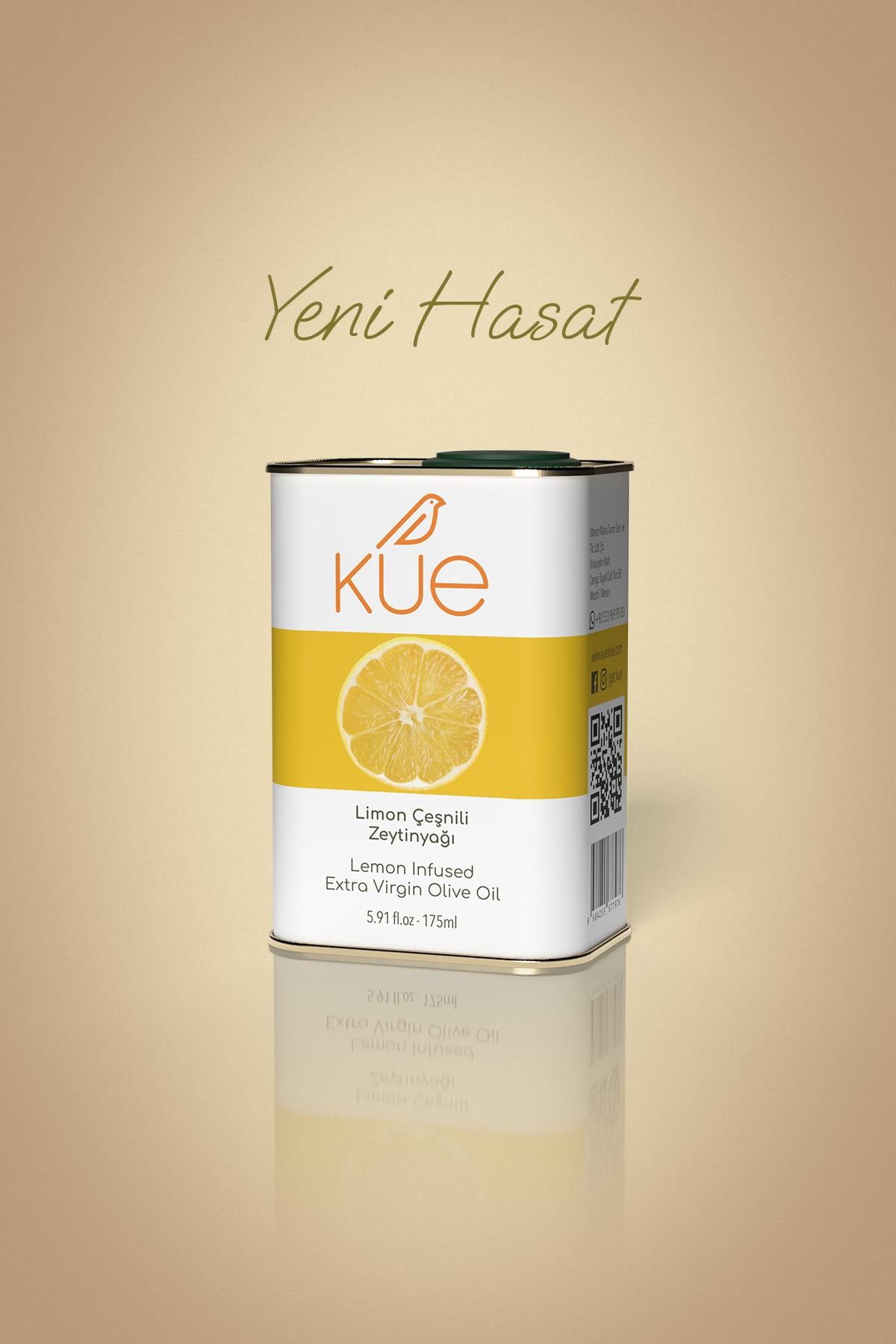 Kue Limon Çeşnili Natürel Sızma Zeytinyağı 175 mL