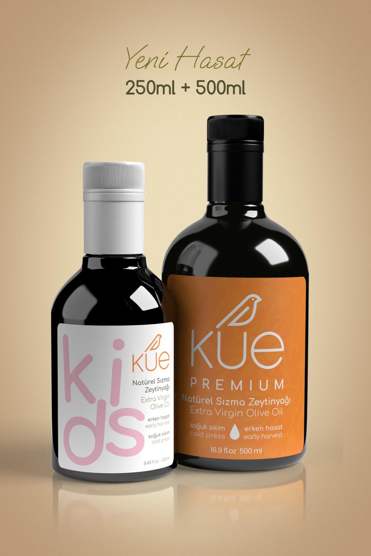 KUE Olive Family Selection: Kids & Premium Exclusive Duo (250ml + 500ml)