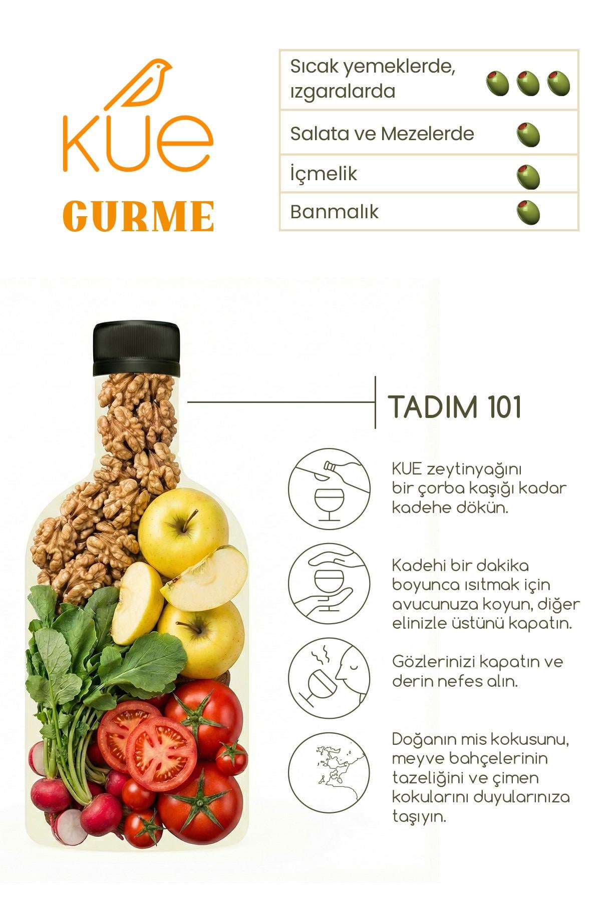 KUE Premium Seri Erken Hasat ve  Gurme Seri Olgun Hasat  Soğuk Sıkım Natürel Sızma Zeytinyağı 2x5 Litre