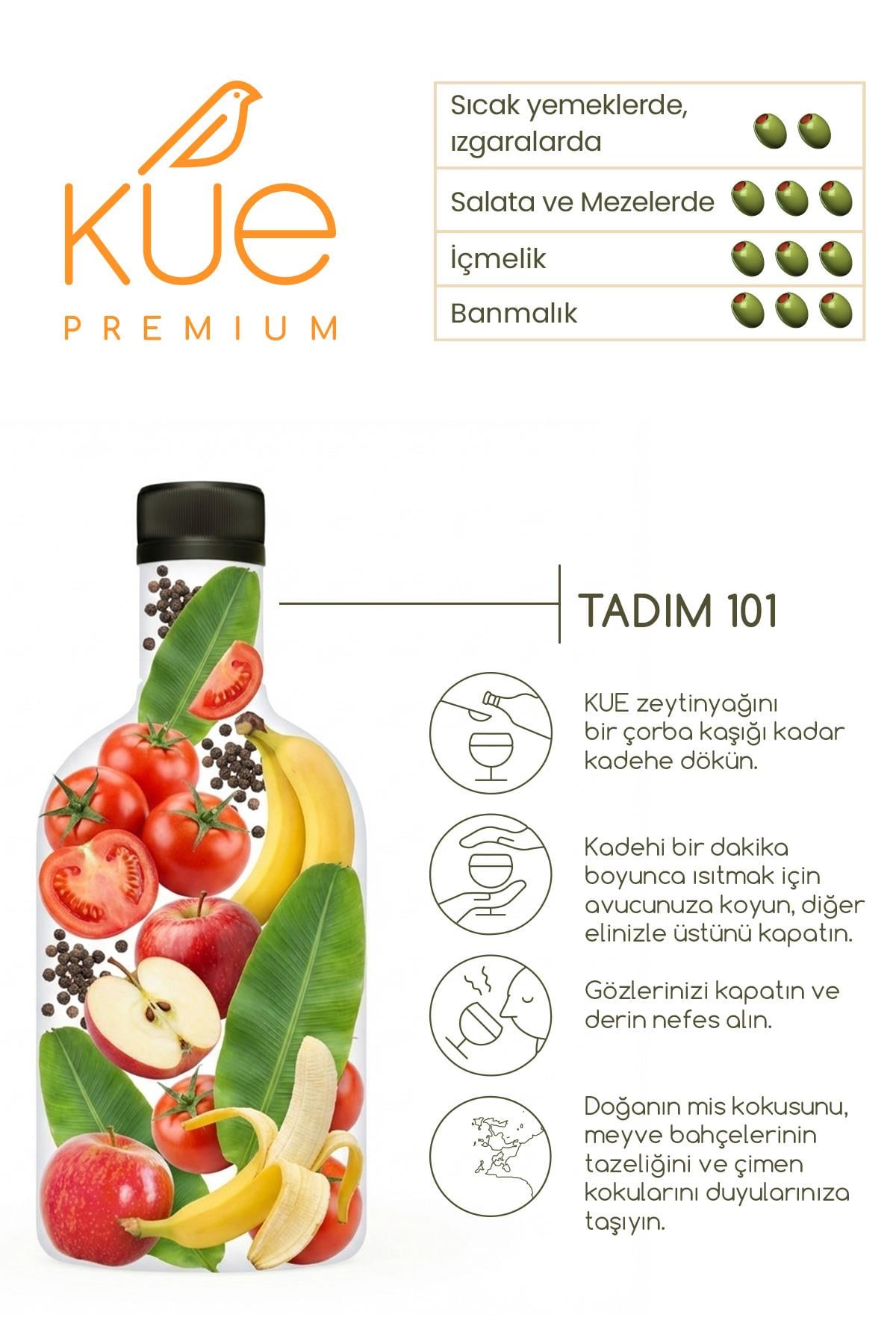 KUE Premium Seri Erken Hasat ve  Gurme Seri Olgun Hasat  Soğuk Sıkım Natürel Sızma Zeytinyağı 2x5 Litre