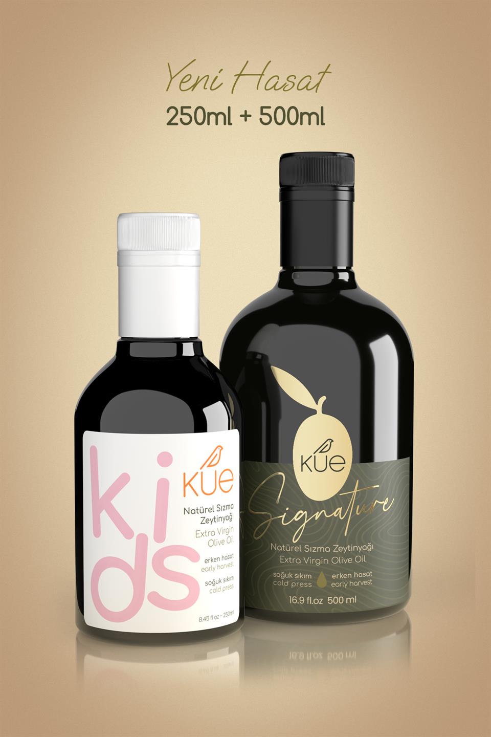 Kue Olive Aile Paketi: Kids & Signature Özel İkili Set (250ml + 500ml)