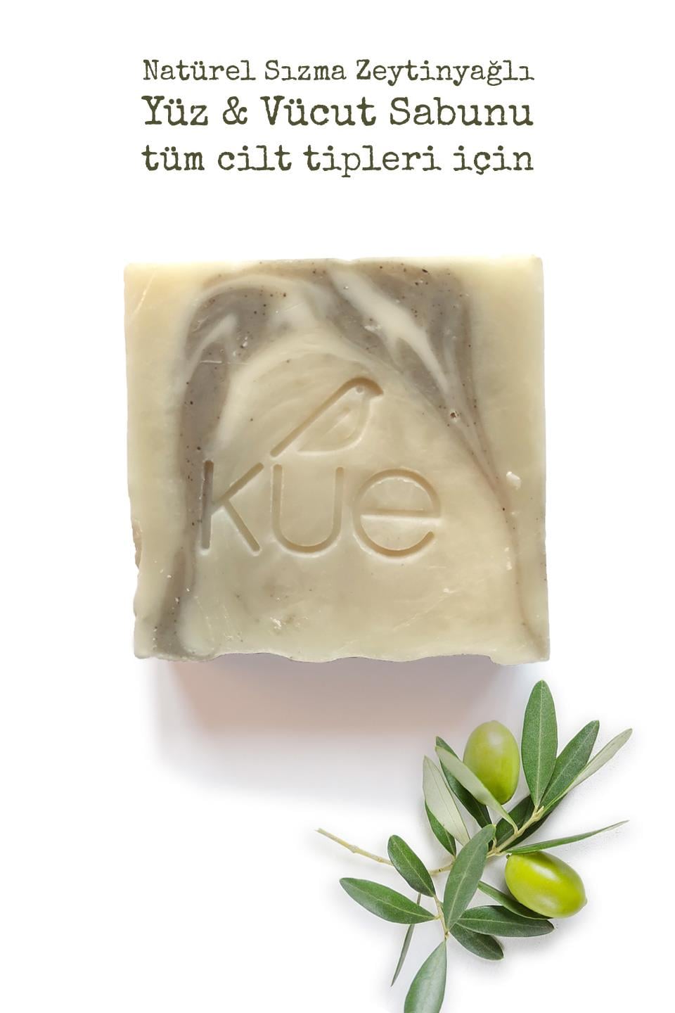 KUE Doğal El Yapımı %100 Natürel Sızma Zeytinyağı Sabunu