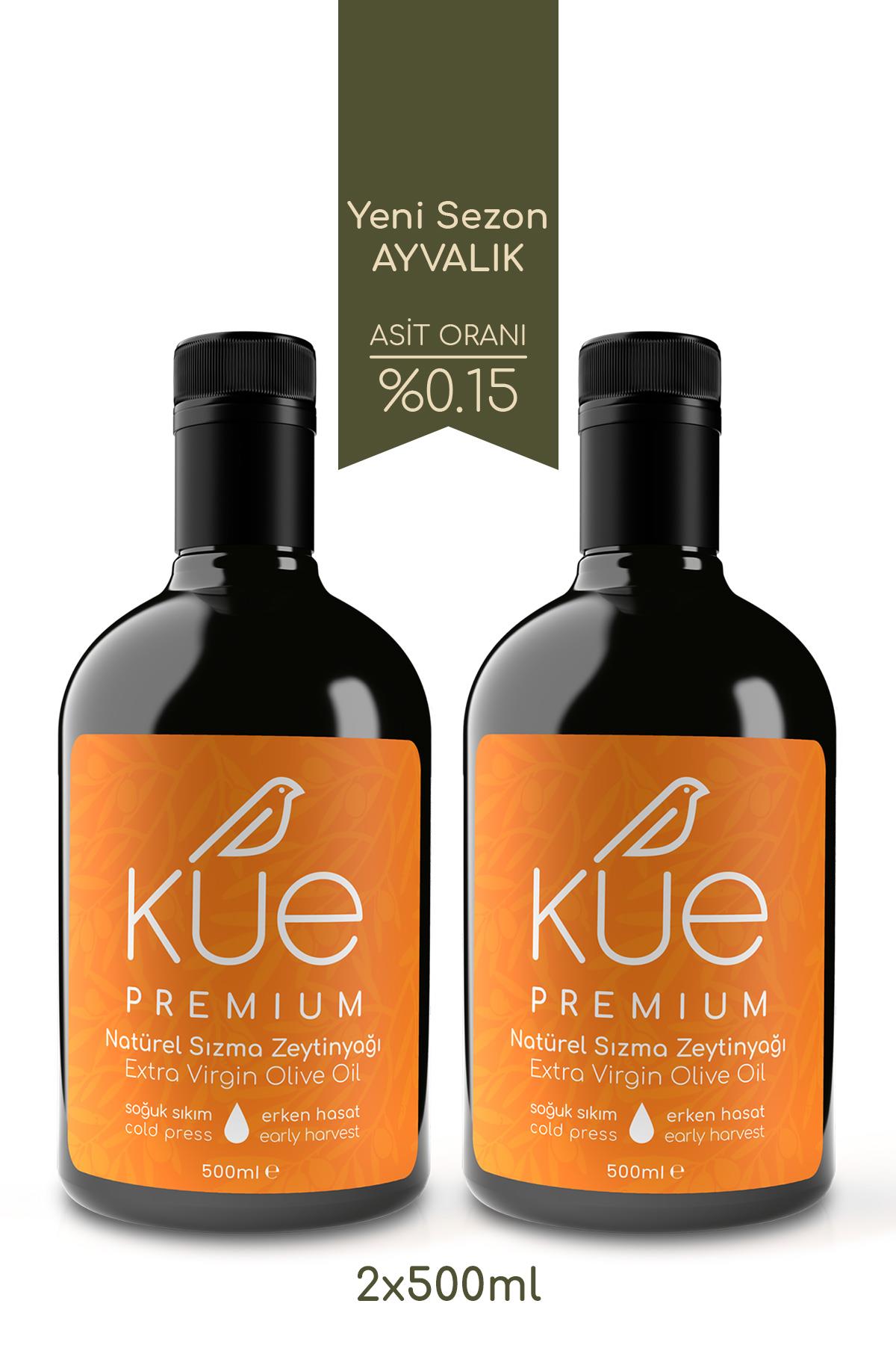 Kue Premium  Early Harvest, Cold Pressed,  Extra Virgin Olive Oil 2x500 mL