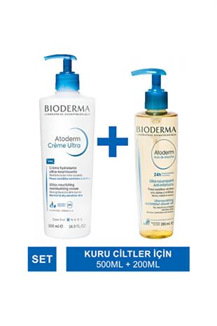 - Atoderm Cream Ultra 500 ml + Shower Oil 200 ml - Özel Fiyat