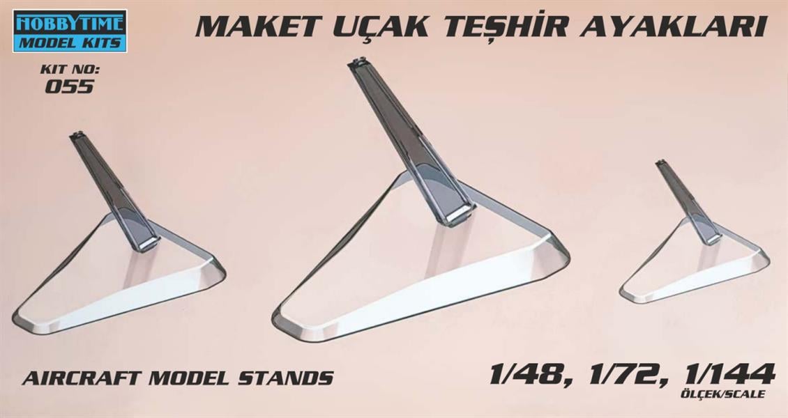 055  MODEL UÇAK TEŞHİR AYAKLARI-1/48 1/72 1/144