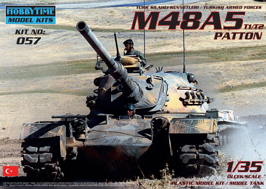 057 1/35 M48 A5 PATTON T1/T2