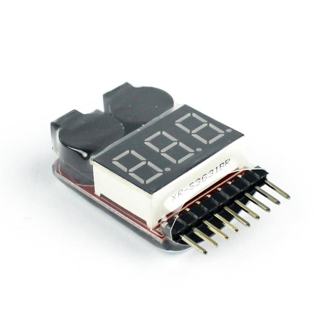 1-8 Hücre Li-Po Voltaj Test Aleti, Düşük Voltaj Uyarılı ve Led Göstergeli