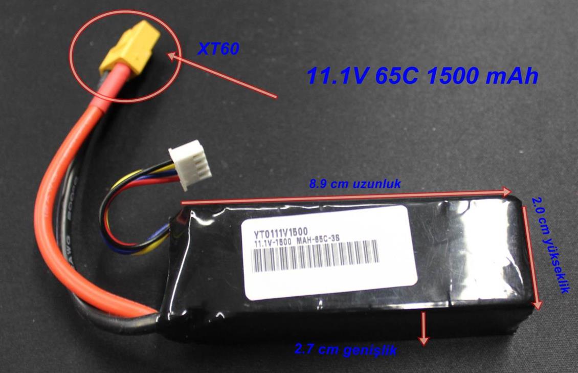 11.1V-1500 MAH-65C-3S