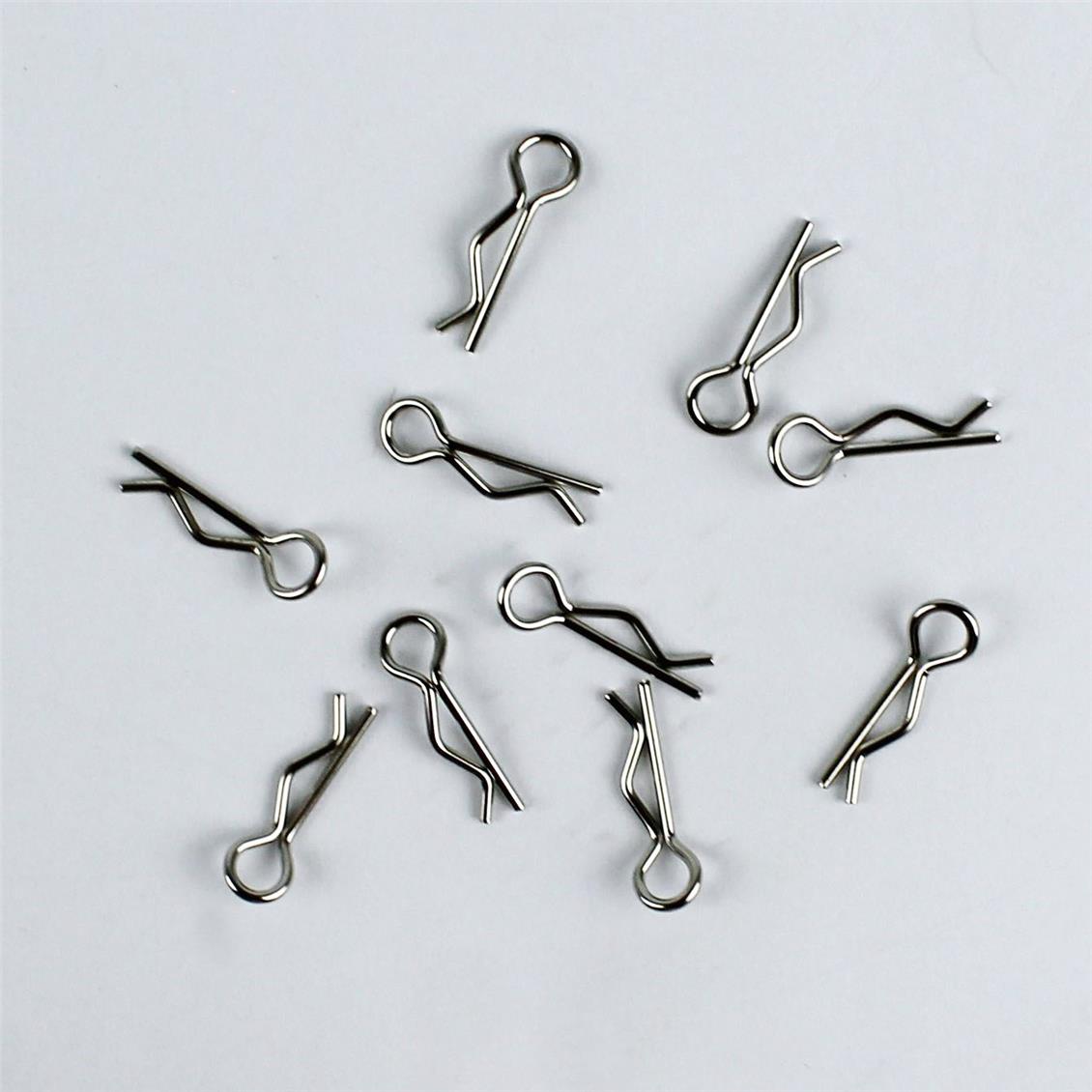 1/16 Ölçek Araç Kaportası Metal Klipsi, 10 Adet