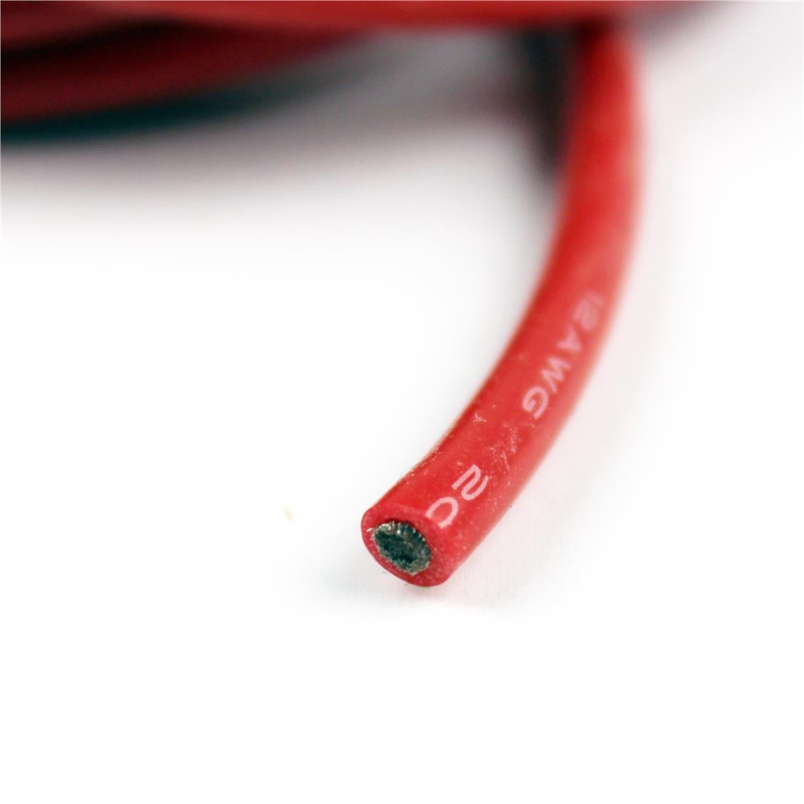 12 AWG / 4.00 mm. Silikon Kablo, Kırmızı, 3 Metre