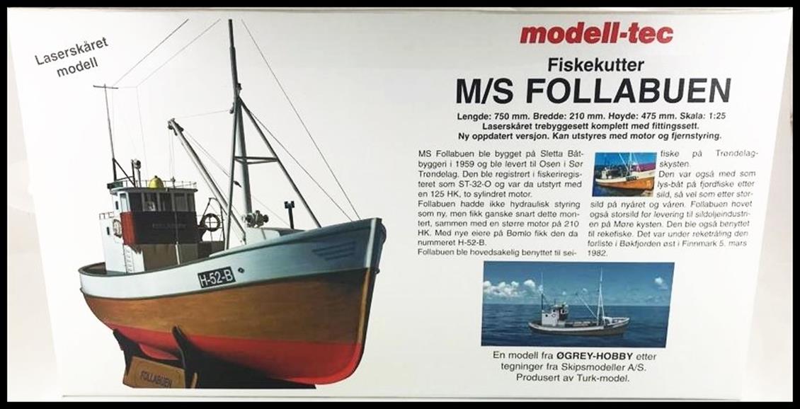 ''1/25 FOLLABUEN-R/C Convertable '''' İskandinav Balı