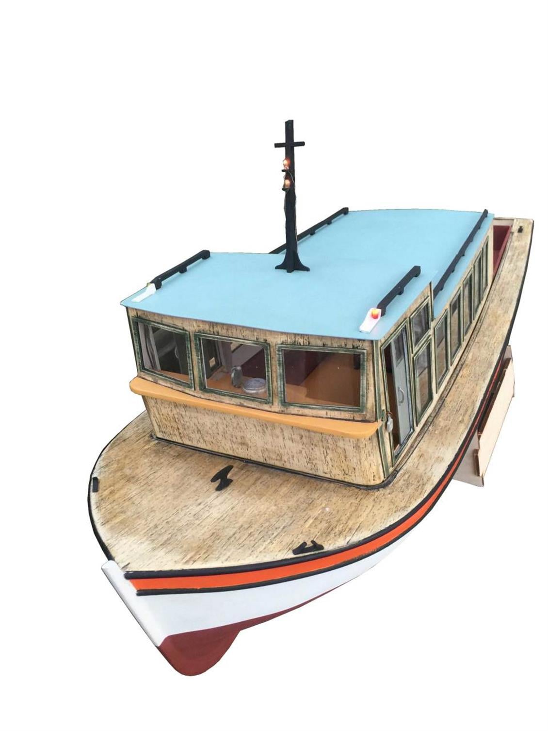 126 1/12 BEŞİKTAŞ MOTORU - R/C - AHŞAP TEKNE KİTİ