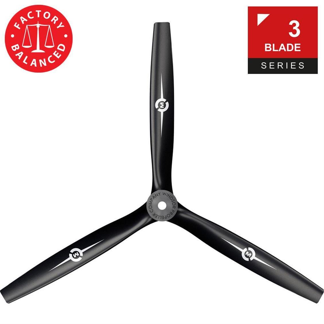 13X8 3-Palli İtici (PUSHER)  Model Uçak Pervanesi