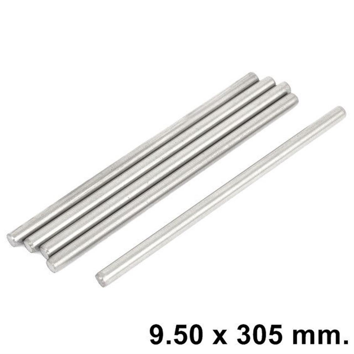 17143 PASLANMAZ ÇELİK YUVARLAK ÇUBUK -9,50 MM. -UZ