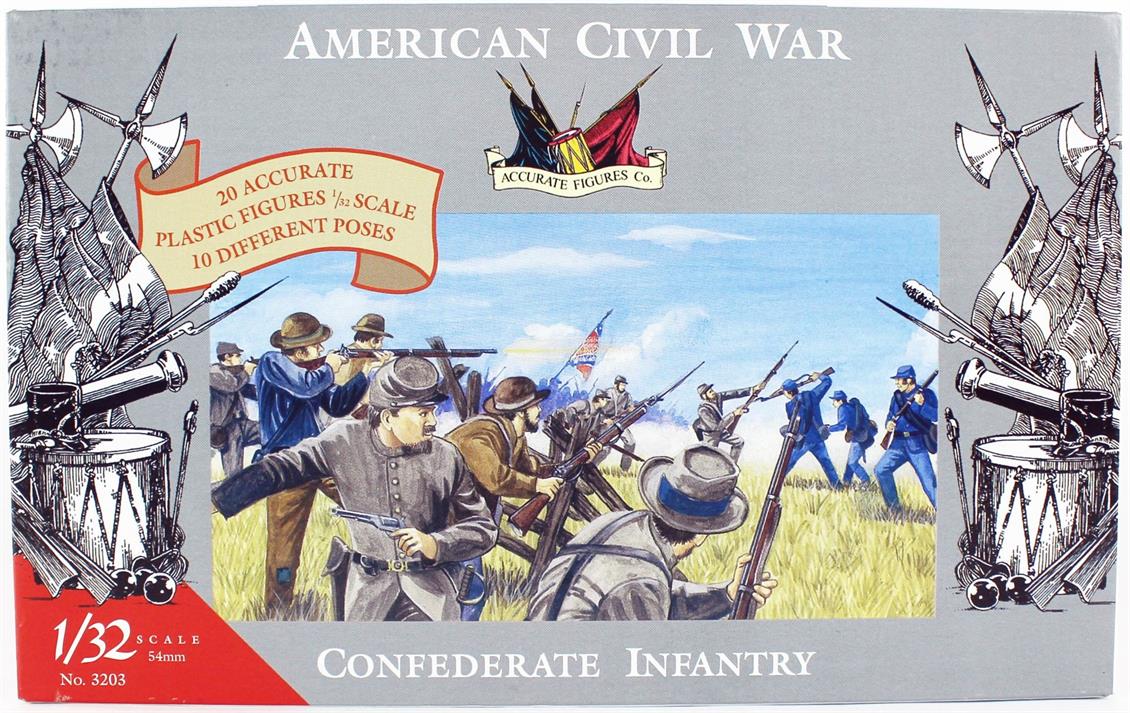1/72 AMERİKAN KONFEDERASYON ASKERLERİ