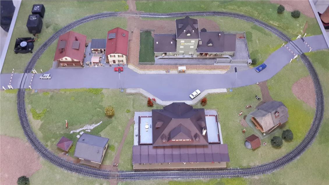 1/87 Fanus içinde, 110 x 160 cm Çift Hatlı Diorama