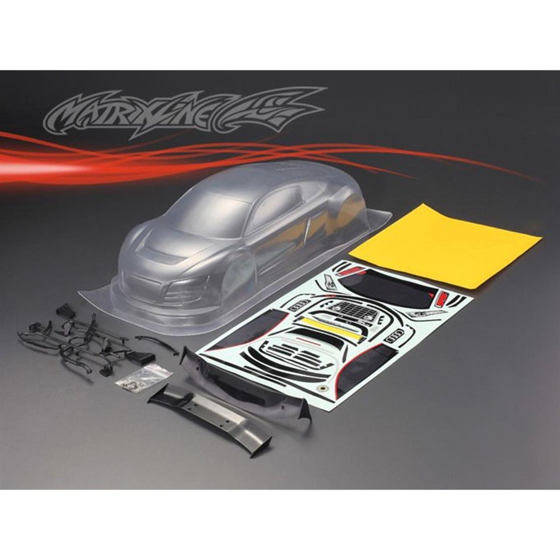 201218  1/10 AUDI R8 PC BODY SHELL