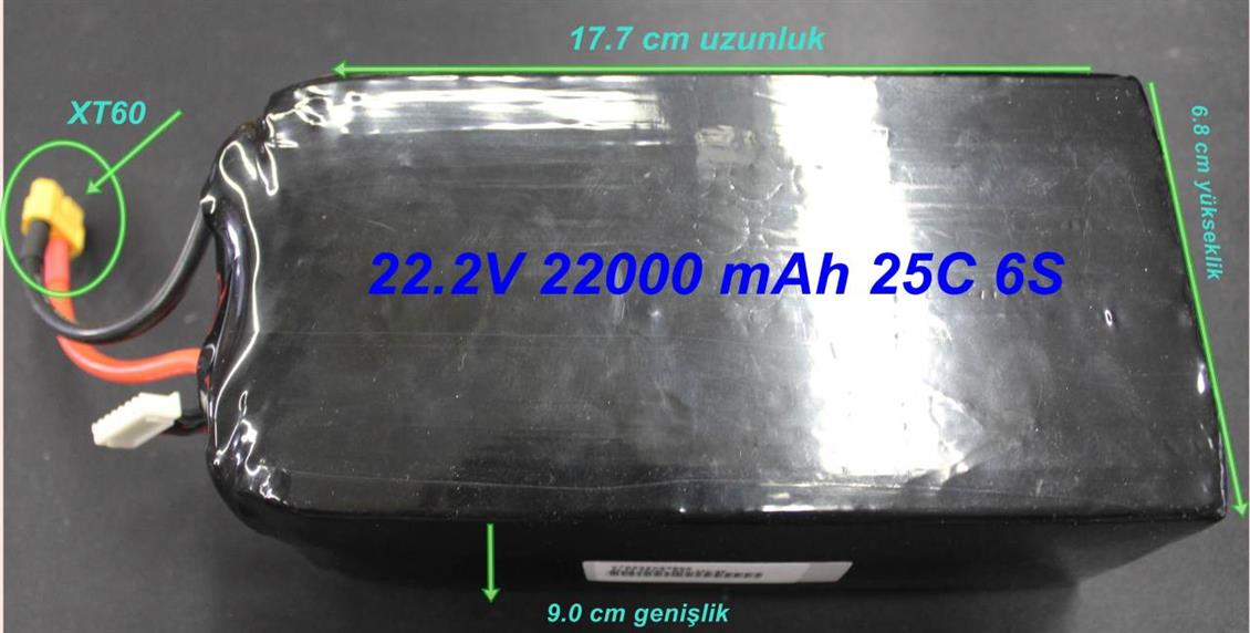 22.2V-22000 MAH-25C-6S