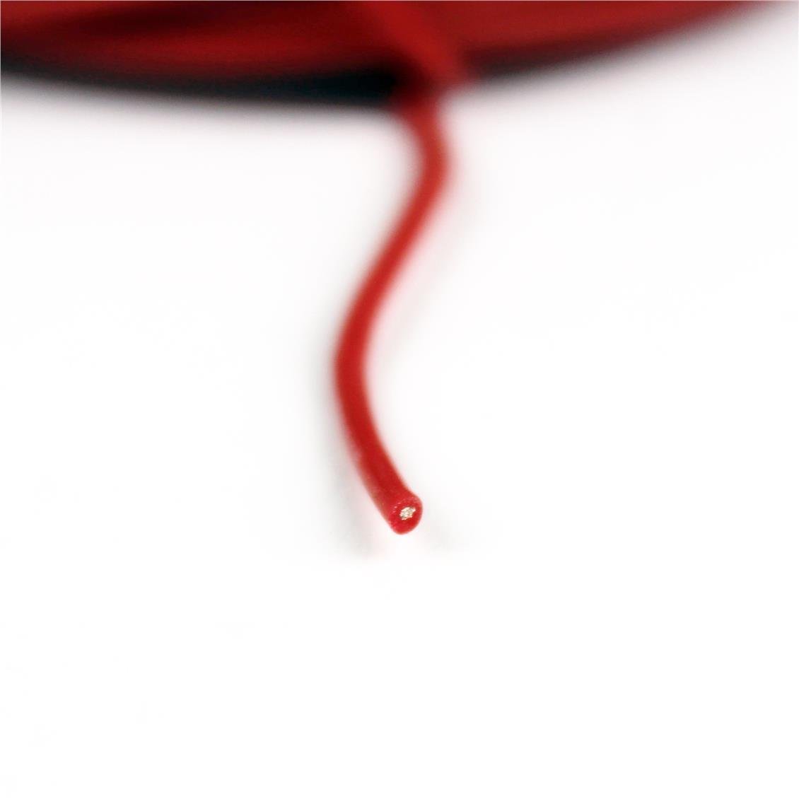 24 AWG / 0.25 mm. Silikon Kablo, Kırmızı, 5 Metre