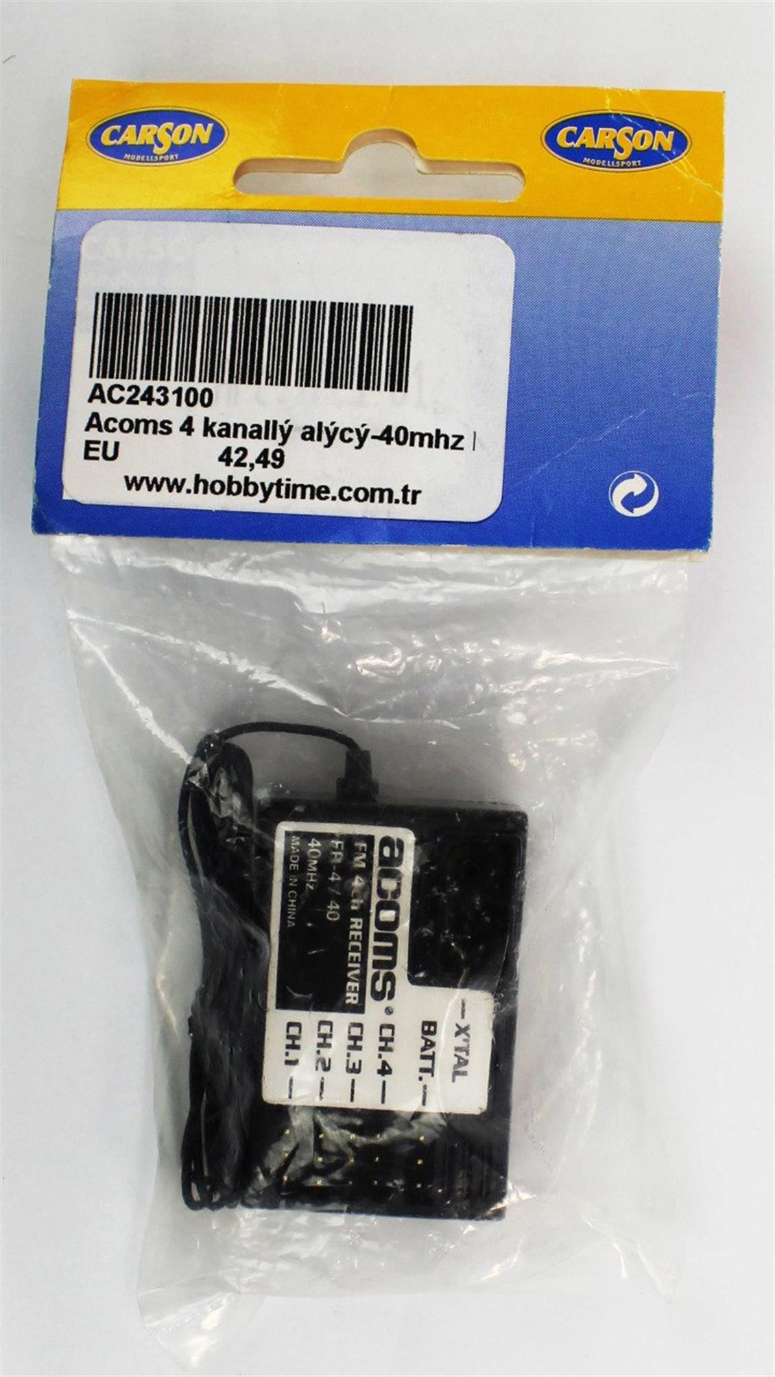 243100 ACOMS 4 KANALLI ALICI-40MHZ FM