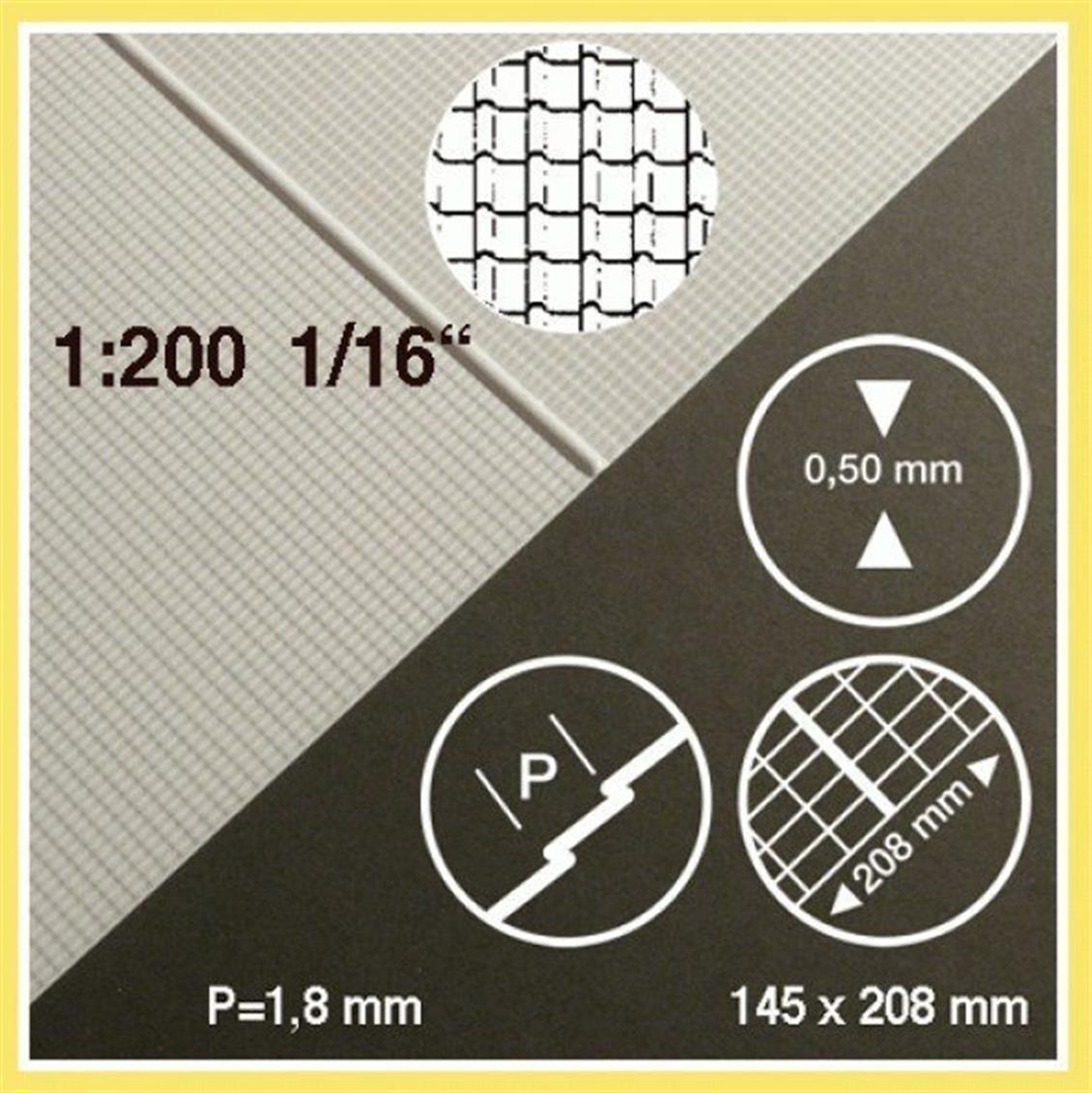 283553071 1/200 KİREMİT LEVHA-FRANKFURT TİPİ-MAHYA