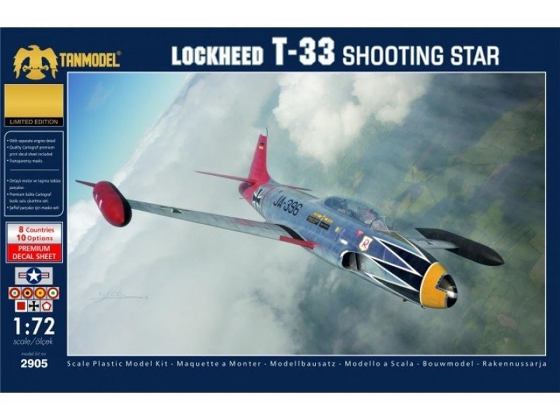 2905  1/72 LOCKHEED T-33