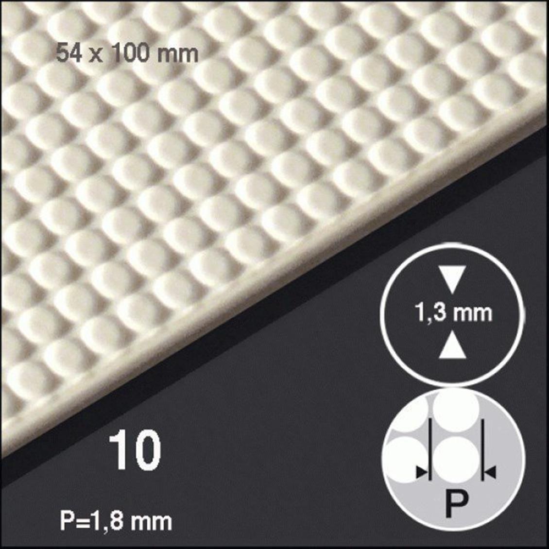 29601183 KAUÇUK ZEMİN KAPLAMA LEVHA-DESENLİ(1,80 M