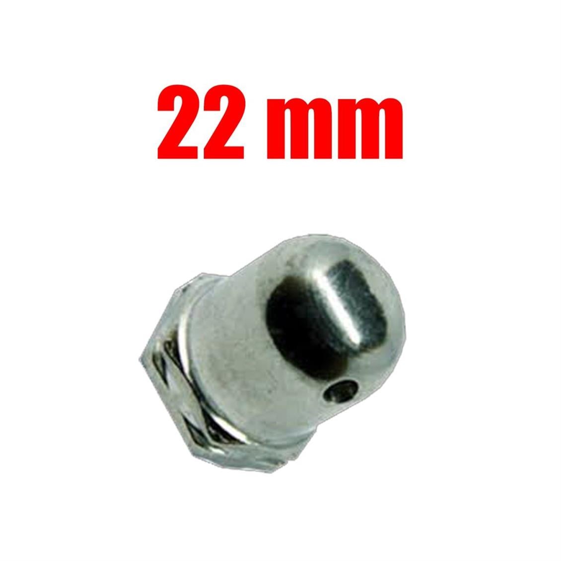 3094 ALUMINYUM SPINNER-NUT SOMUN-22MM. 1/4 28T