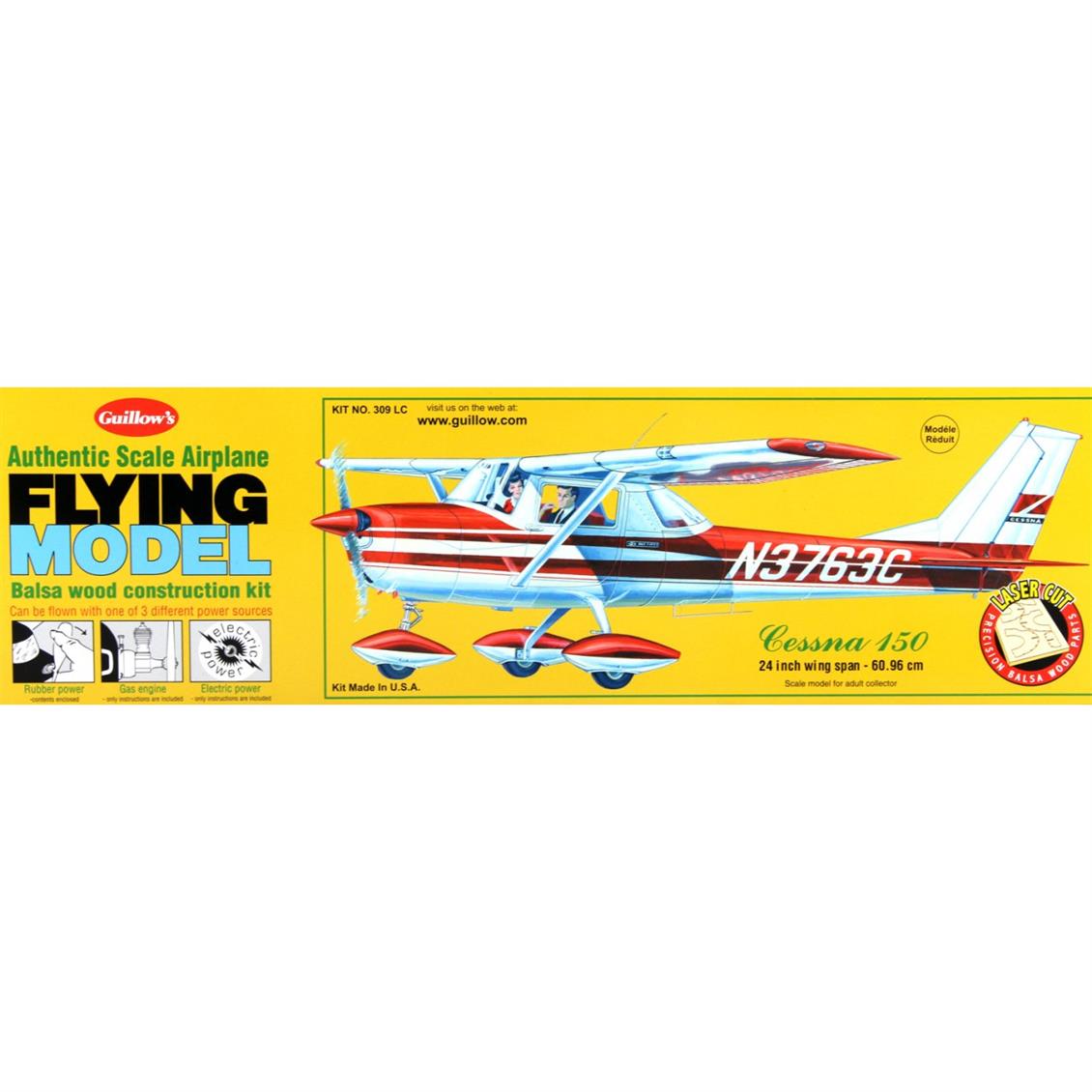 309LC  1/16 CESSNA 150 - LASER CUT