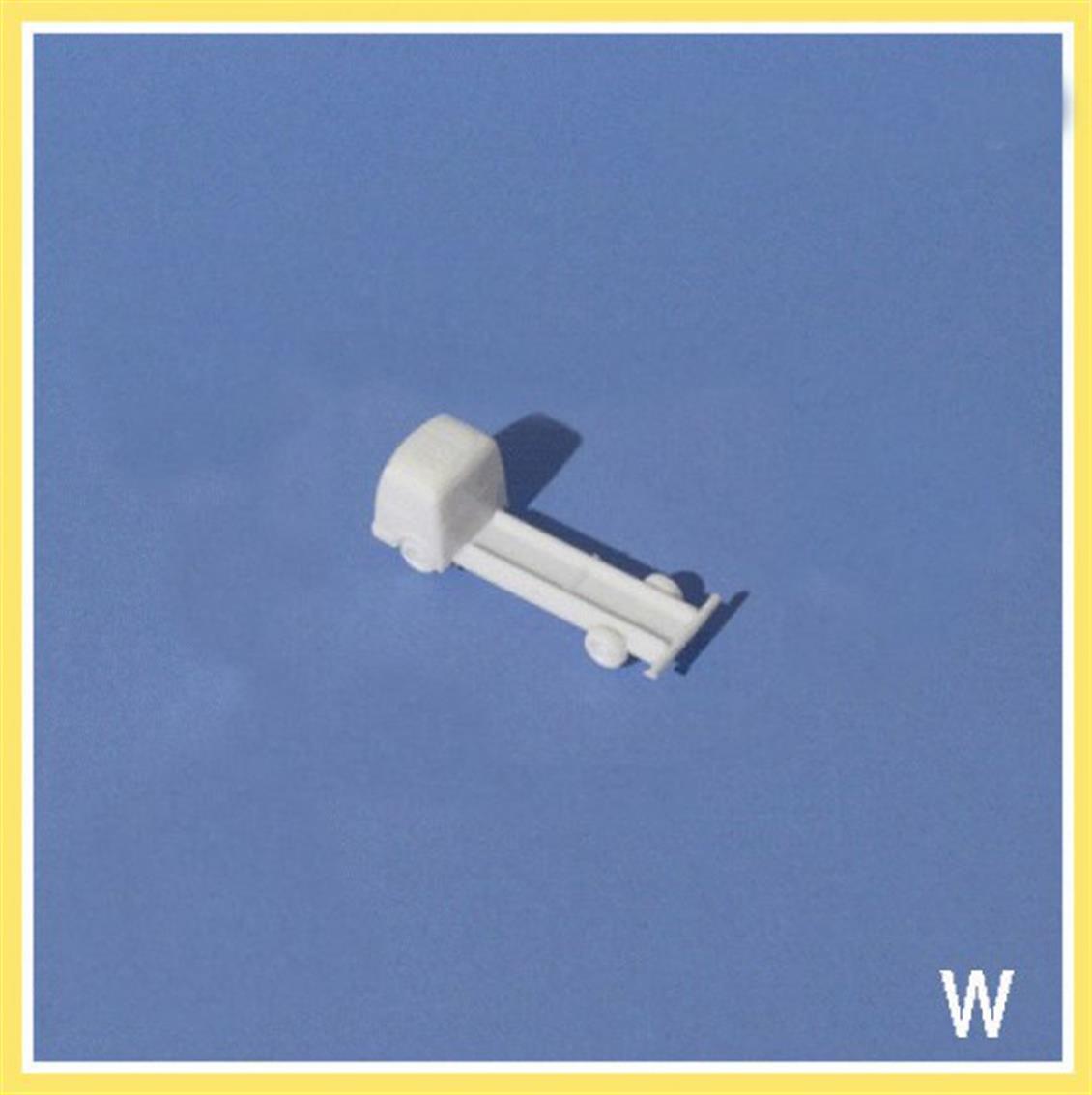 340461 1/100 AÇIK KASALI KAMYON-BEYAZ-1 ADET