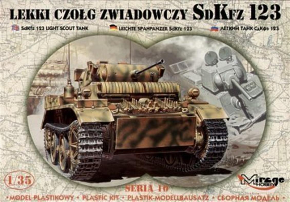 35108 1/35 SDKFZ 123 LIGHT RECCE TANK