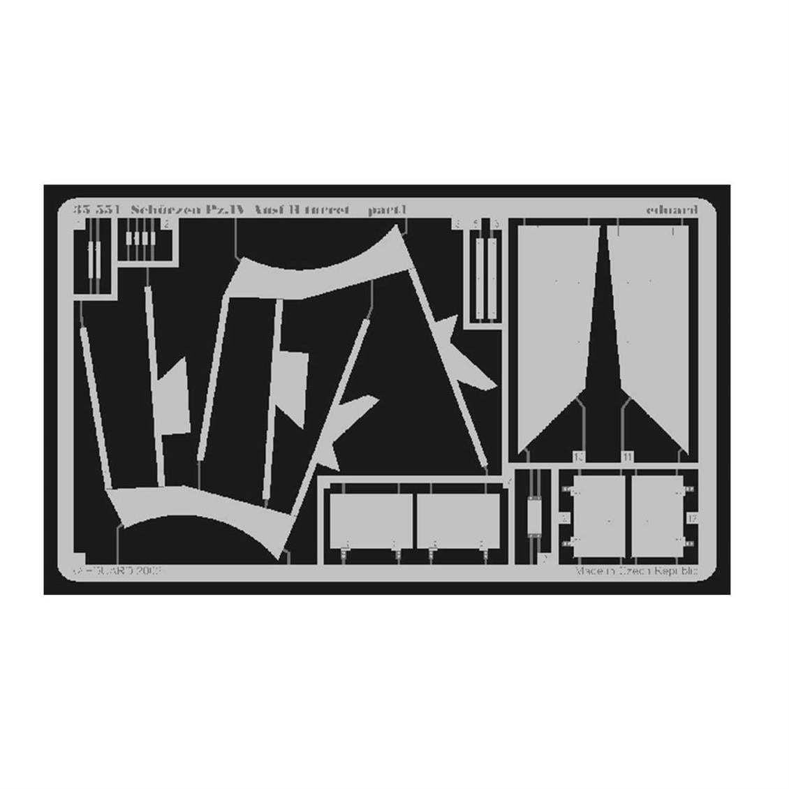 35551 SCHURZEN PZ.IV AUSF.H TURRET - FOR TAM - STD