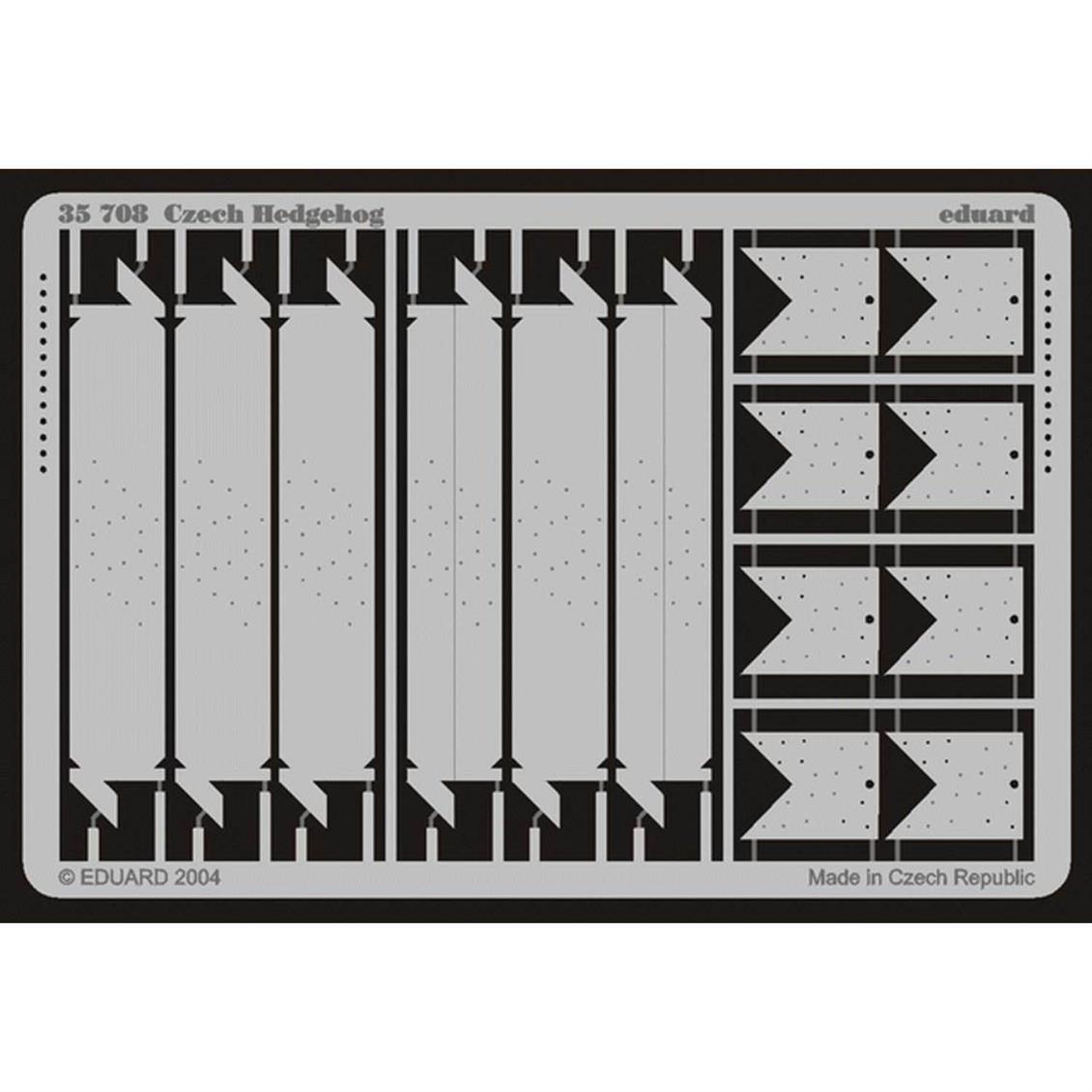 35708 1/35 CZECH HEDGEHOG - STD.PHOTO ETCHED SETS