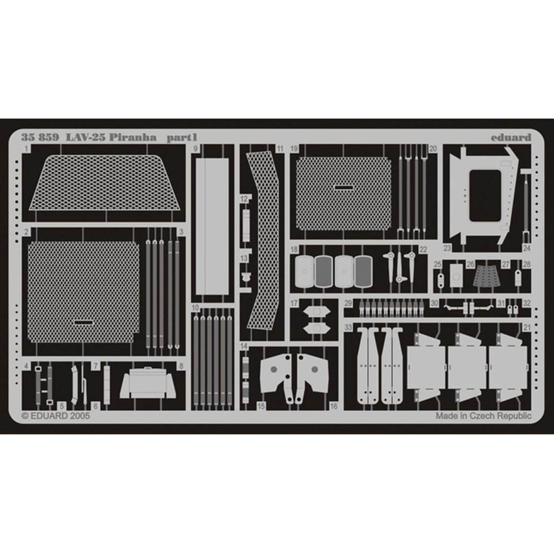 35859 1/35 LAV-25 PİRANHA DETAY SETİ - STD.PHOTO E