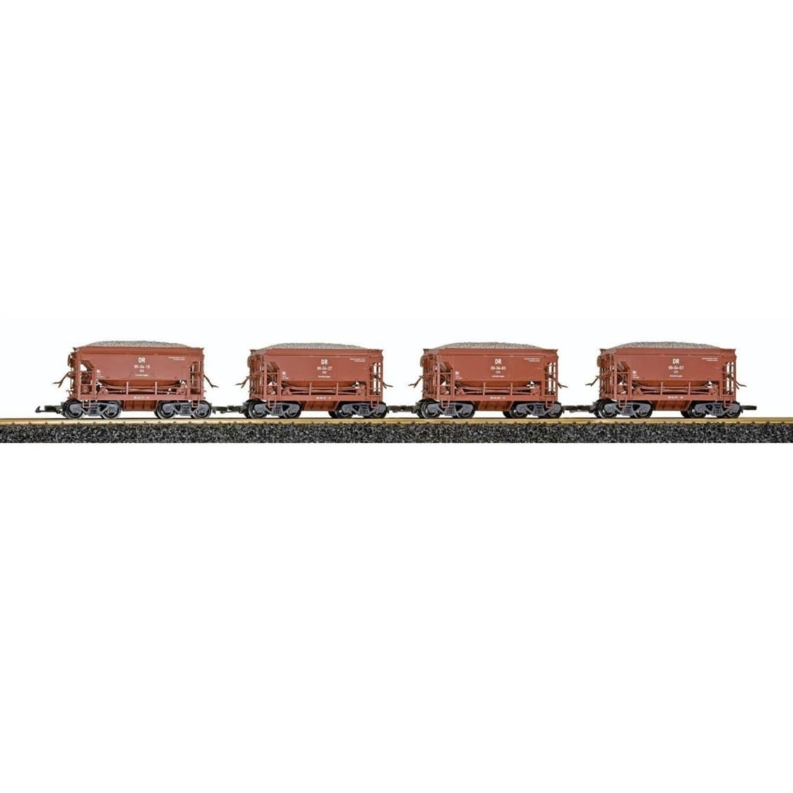 40049 1/22,5 DR SCHÜTTWAGEN-SET,4 VAGON