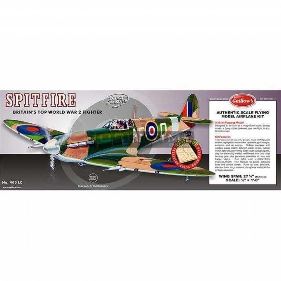 403LC  1/16 SPİTFİRE MODEL KİT - LASER CUT