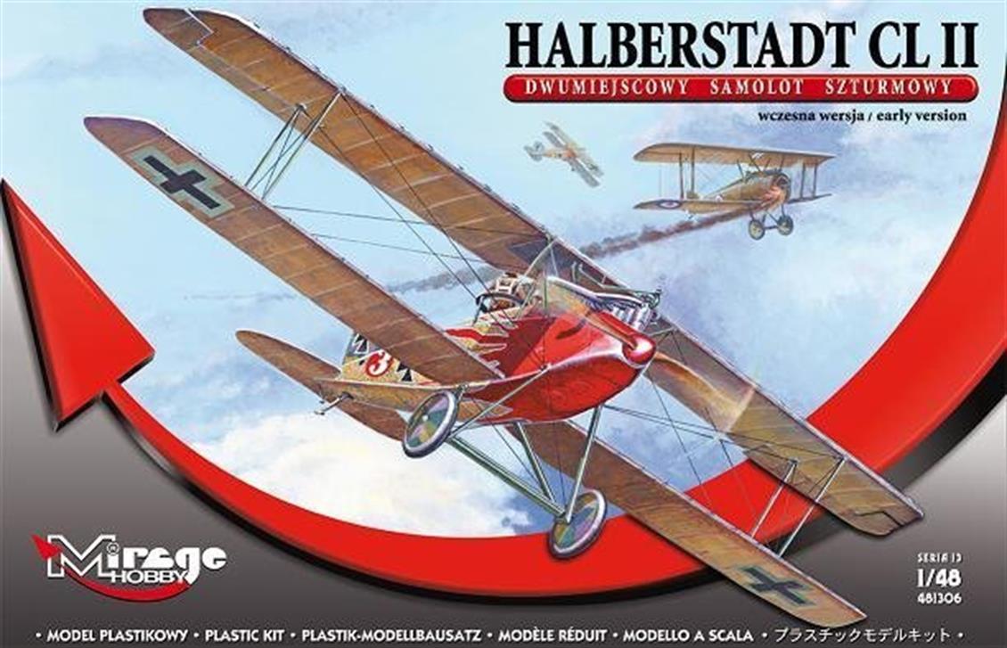 481306 1/48 Halberstadt CL.II twoseat version earl