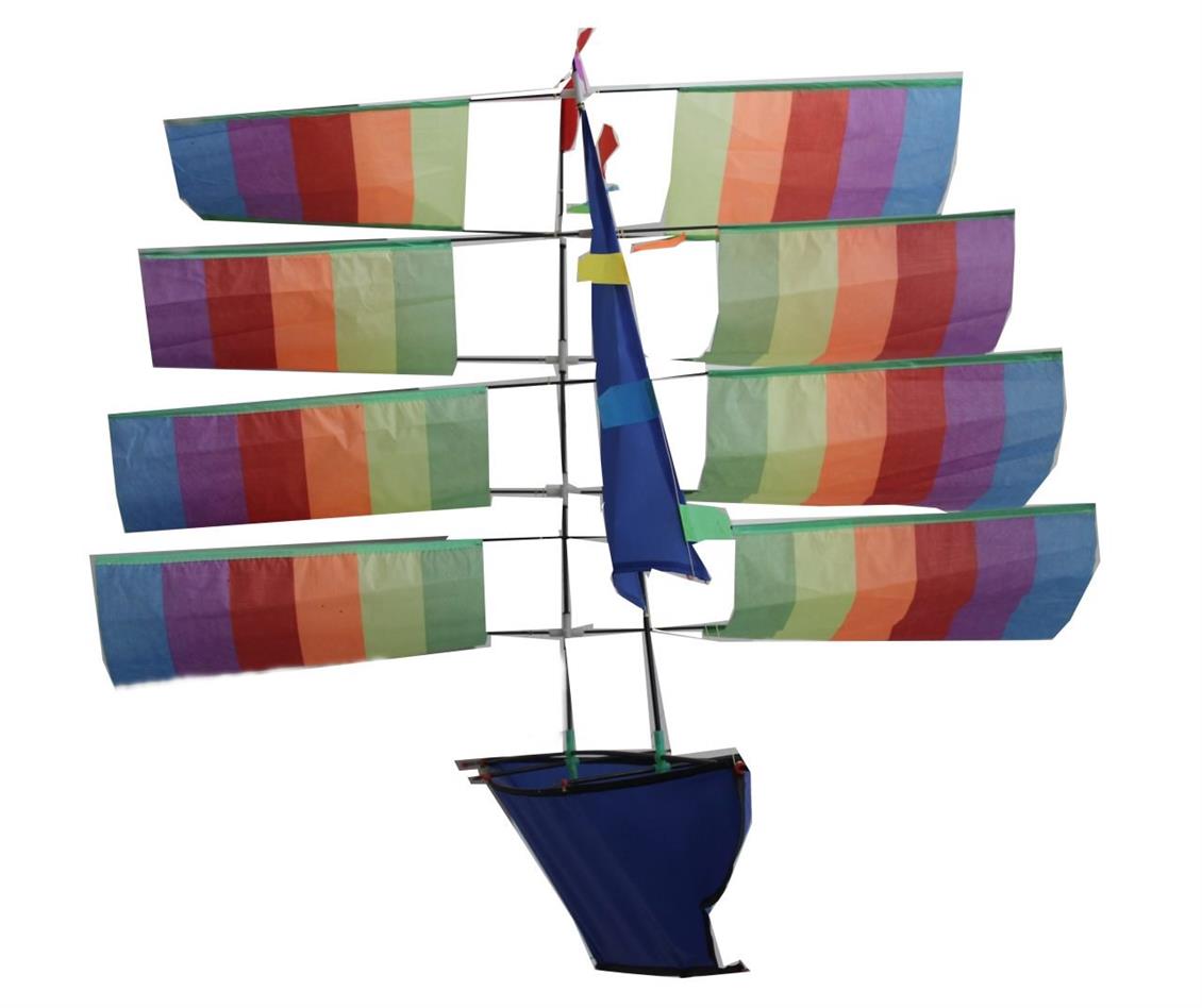 500728 BOX KITE-SİZE: 80X70CM-RİPSTOP NYLON-FLEXIB