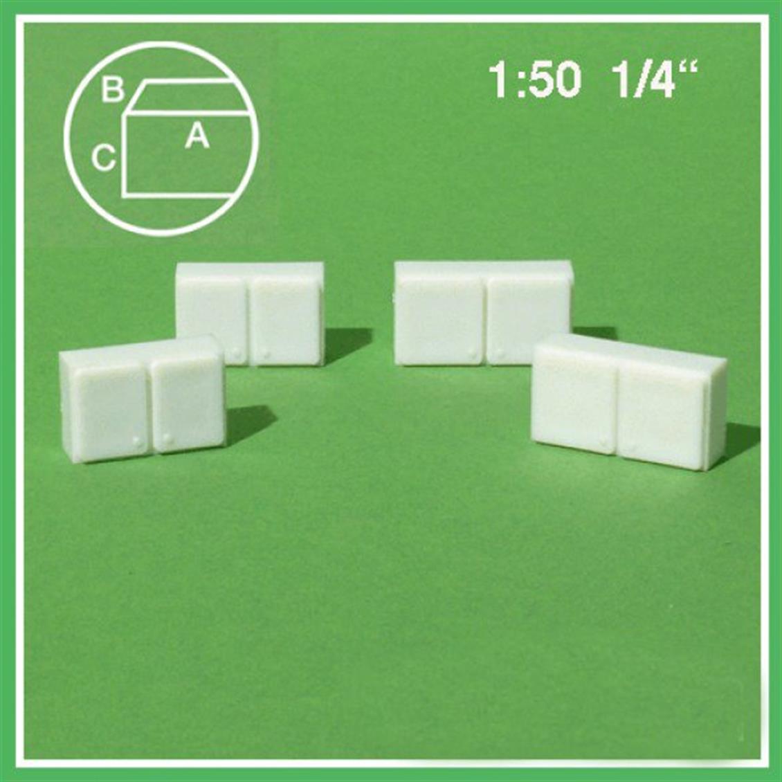 553320 1/50 OFİS DOLAP-2 KAPAKLI-KÜÇÜK-BEYAZ -5 AD