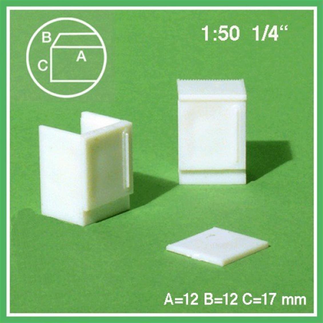 558115 1/50 BUZDOLABI -BEYAZ- 2 ADET