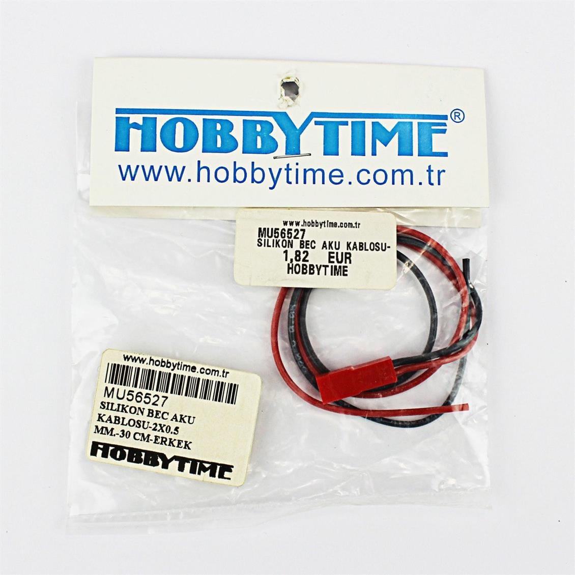 56527 SILIKON BEC AKÜ KABLOSU-2X0.5 MM.-30 CM-ERKE