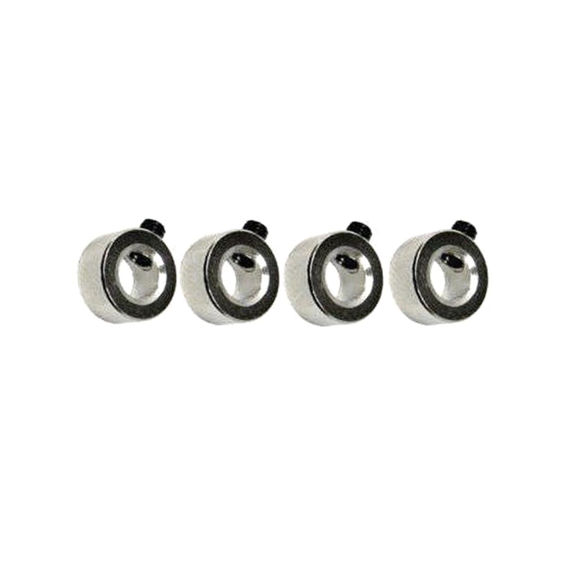 6122 4MM BRASS WHEEL STOPPER 4 PCS. SET