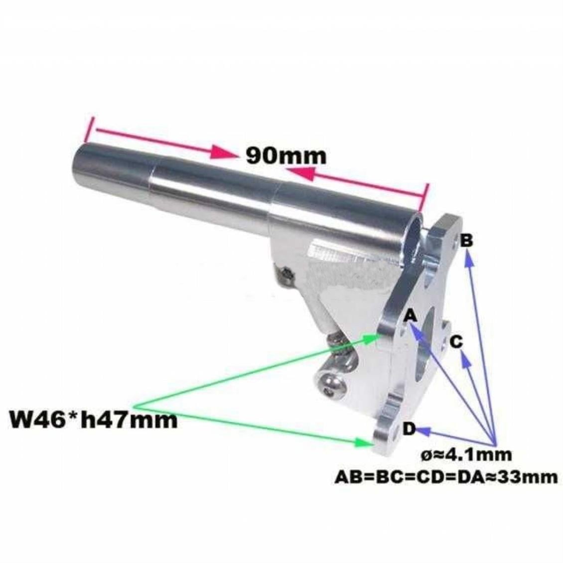 62113B BLUE ALUMİNUM FLEX SHAFT STRUT - H=90MM