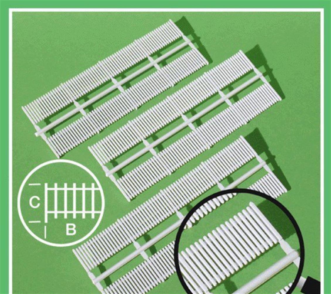 70316 1/50 DIK BÖLÜNMÜŞ TAHTA ÇIT-16X140 MM-BEYAZ-