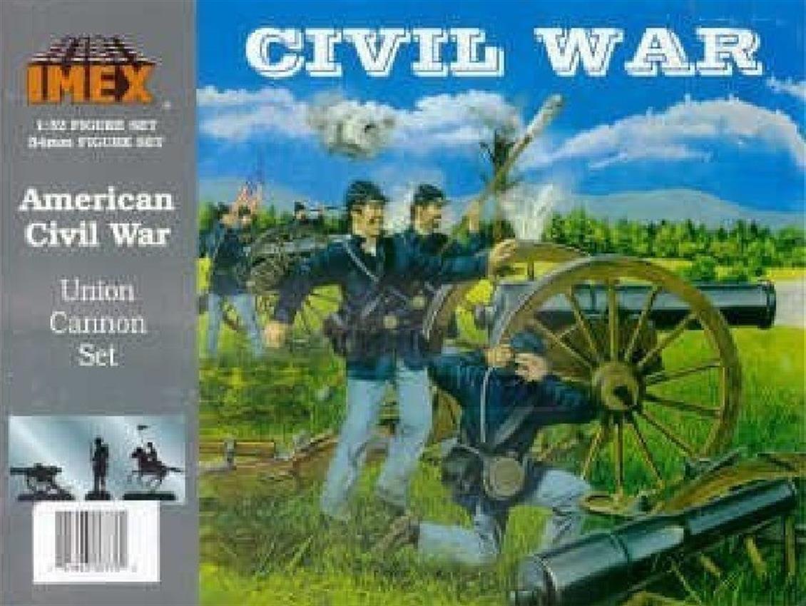 772 1/32 12LB CANNON & 3 UN FIG