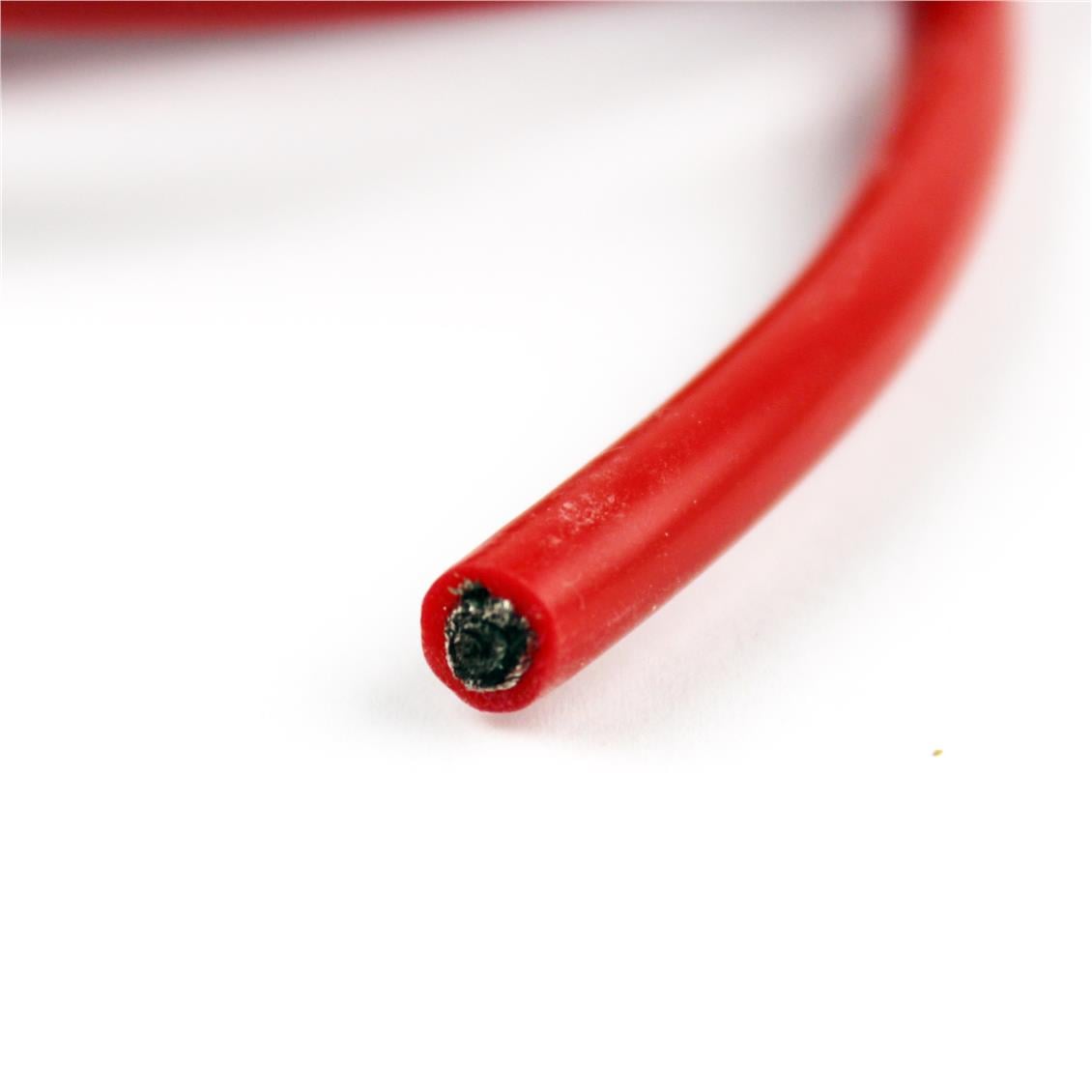 8 AWG / 6.00 mm. Silikon Kablo, Kırmızı, 1 Metre