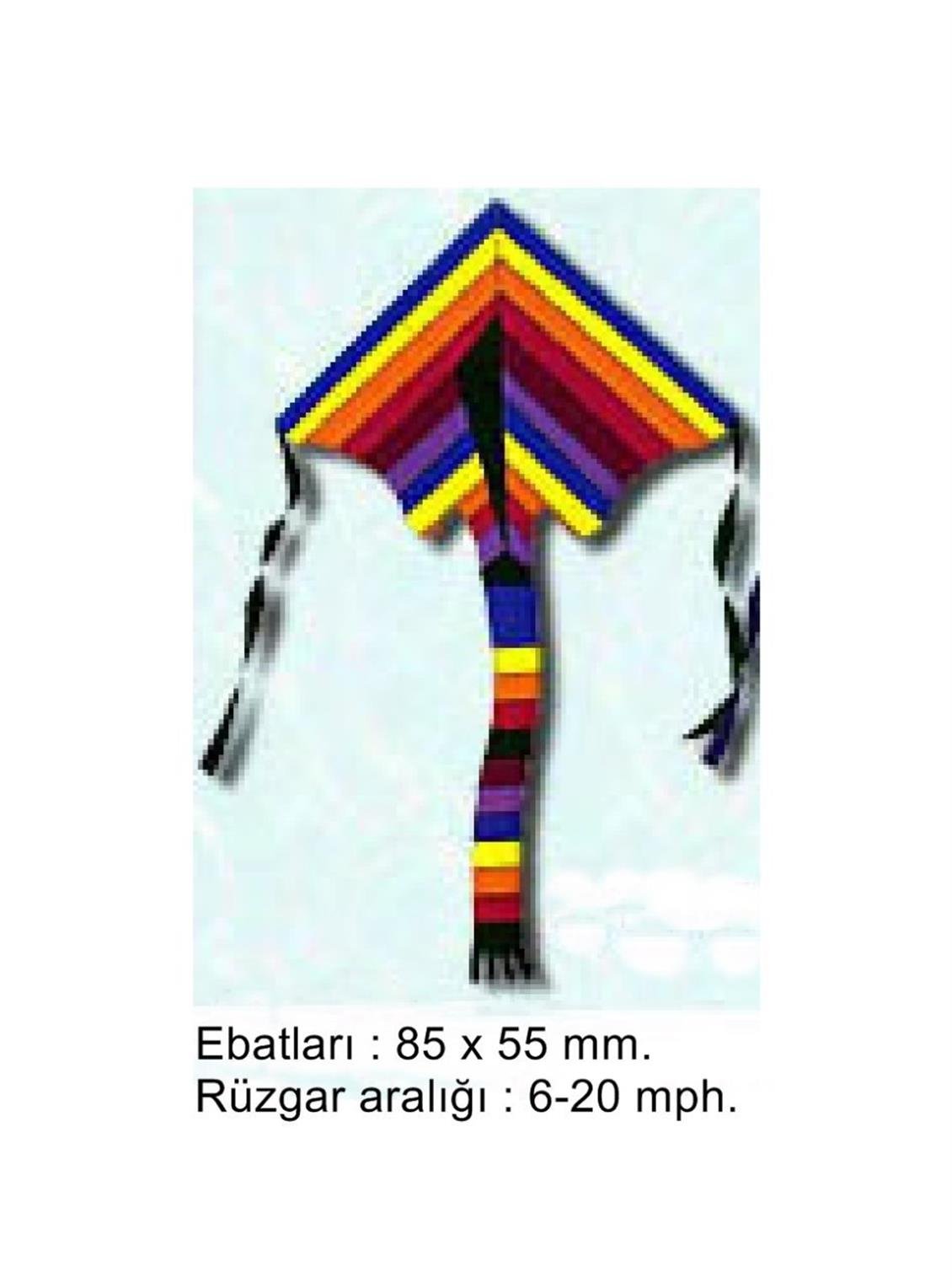 8008A DIAMOND KITE-85X55 CM TAFFETA NYLON-FIBRGLAS