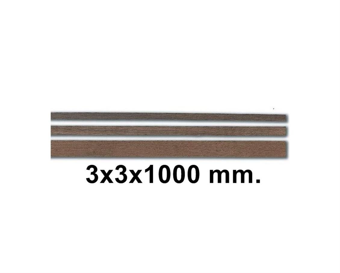 80129 AHSAP CITA- BLACKİSH MANZONİA-3X3X1000 MM-10 ADET