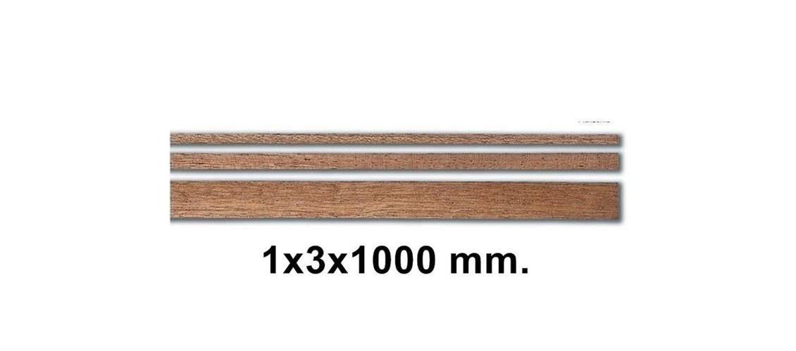 80141 AHSAP CITA- DARK BROWN SAPELLY-1X3X1000 MM-10 ADET